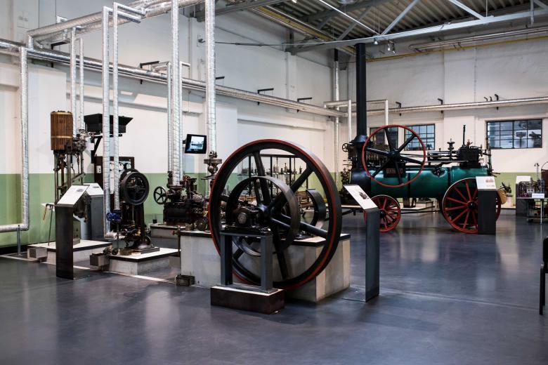 Het museum Eslohe verklaart de geschiedenis van de aandrijftechniek, waarbij de stoommachines de kern vormen.
