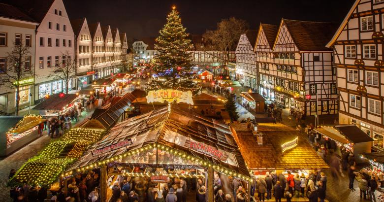 De jaarlijkse kerstmarkt van Soest is zeer bekend.