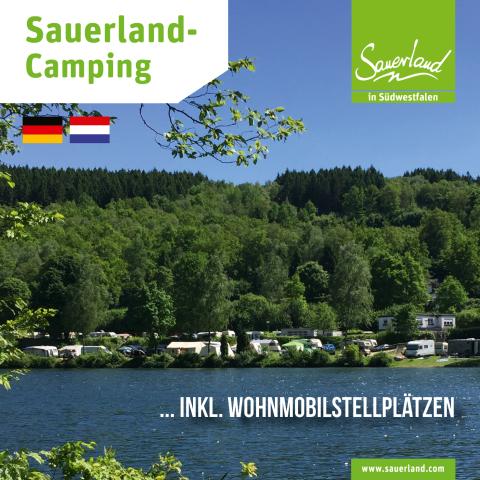 Folder kamperen in het Sauerland